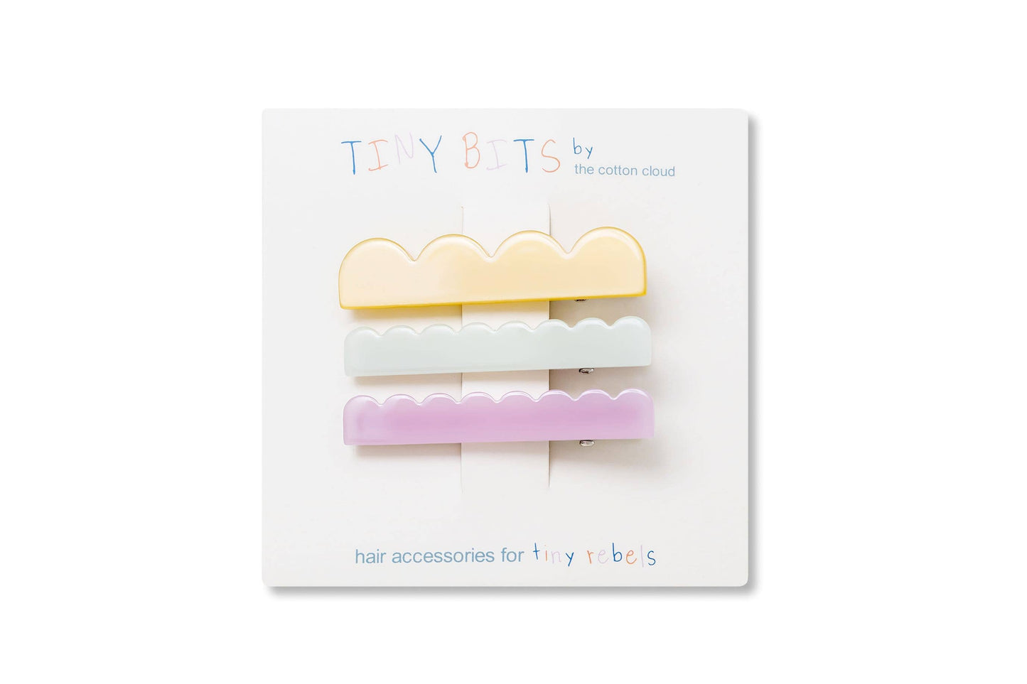 Hair Pins 3-Set Waves Pastel