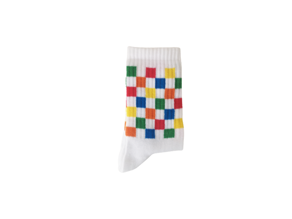 SOCKS Color Plaid Kids: 23/28