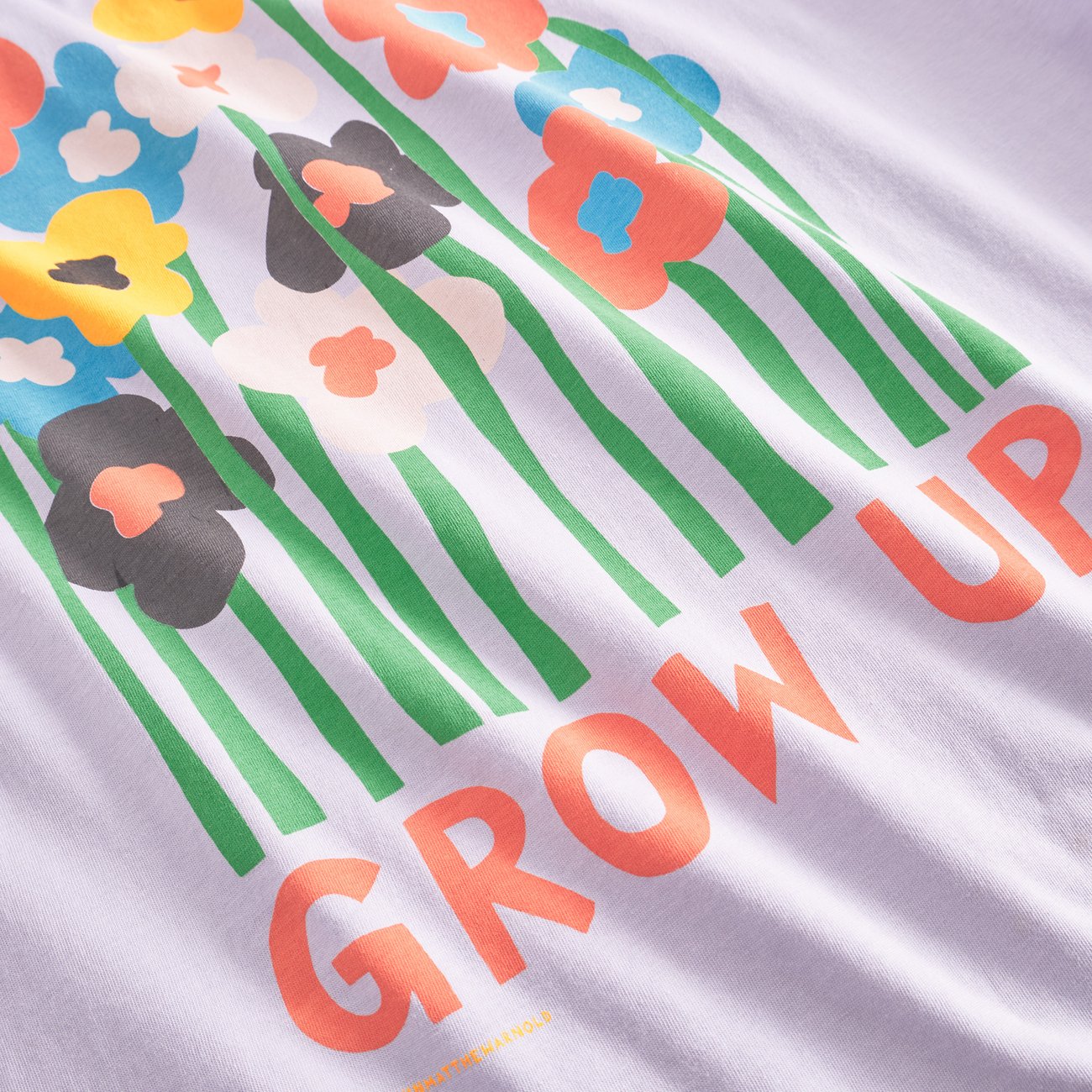 T-Shirt - Vadstena - Grow Up Thistle Purple