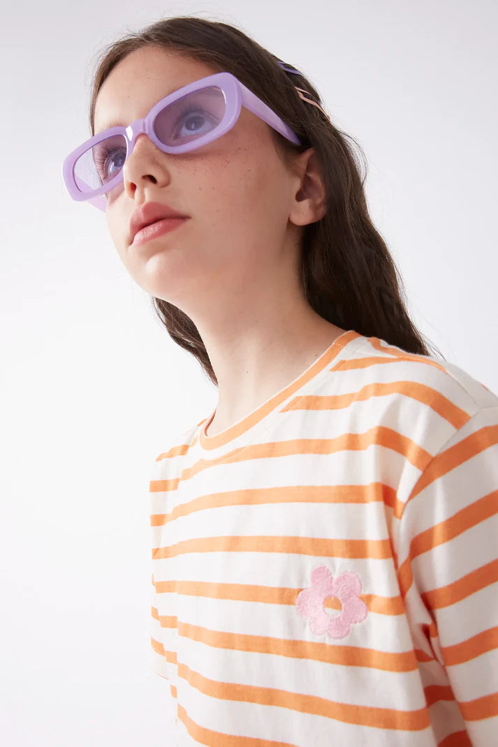 Camiseta unisex rayas naranjas - 42468