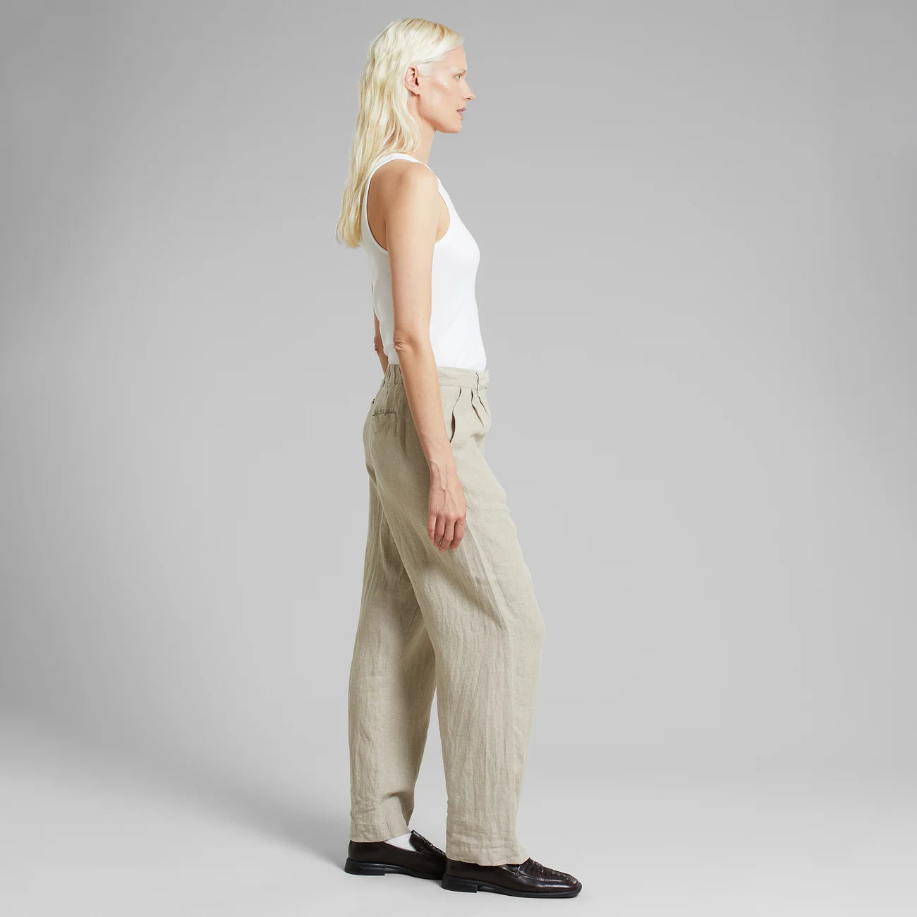 Women - Pants - Vickleby Linen Ecru