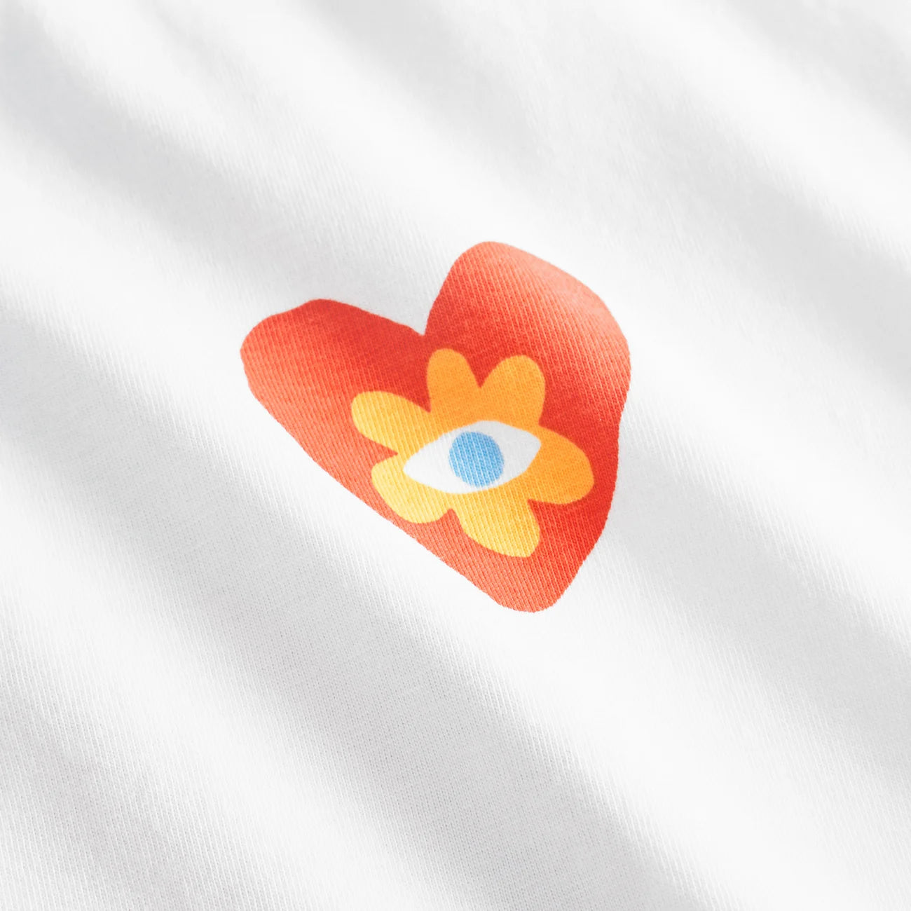 T-Shirt - Vadstena - Good Vibes White