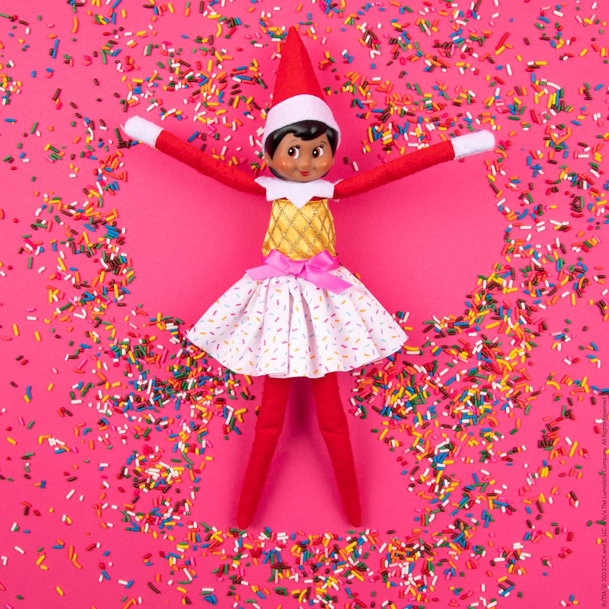 The Elf On The Shelf Claus Couture Ijsjes Feestjurk