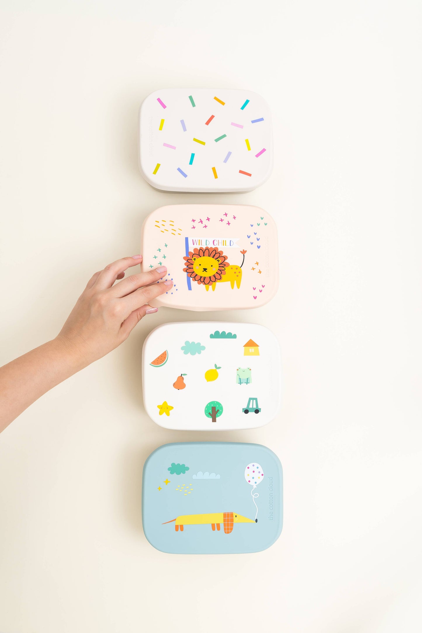 STAINLESS STEEL LUNCHBOX with compartments Meowtiful Cats
