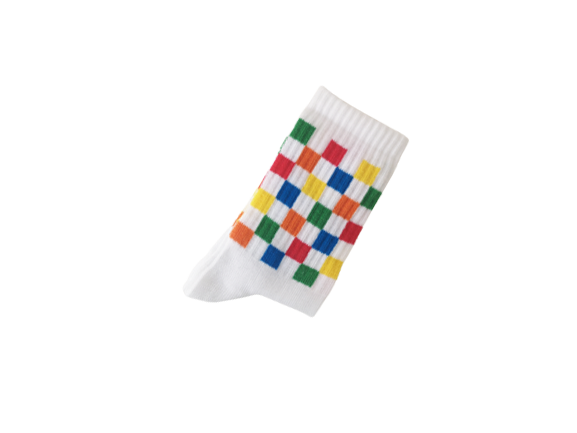 SOCKS Color Plaid Kids: 23/28