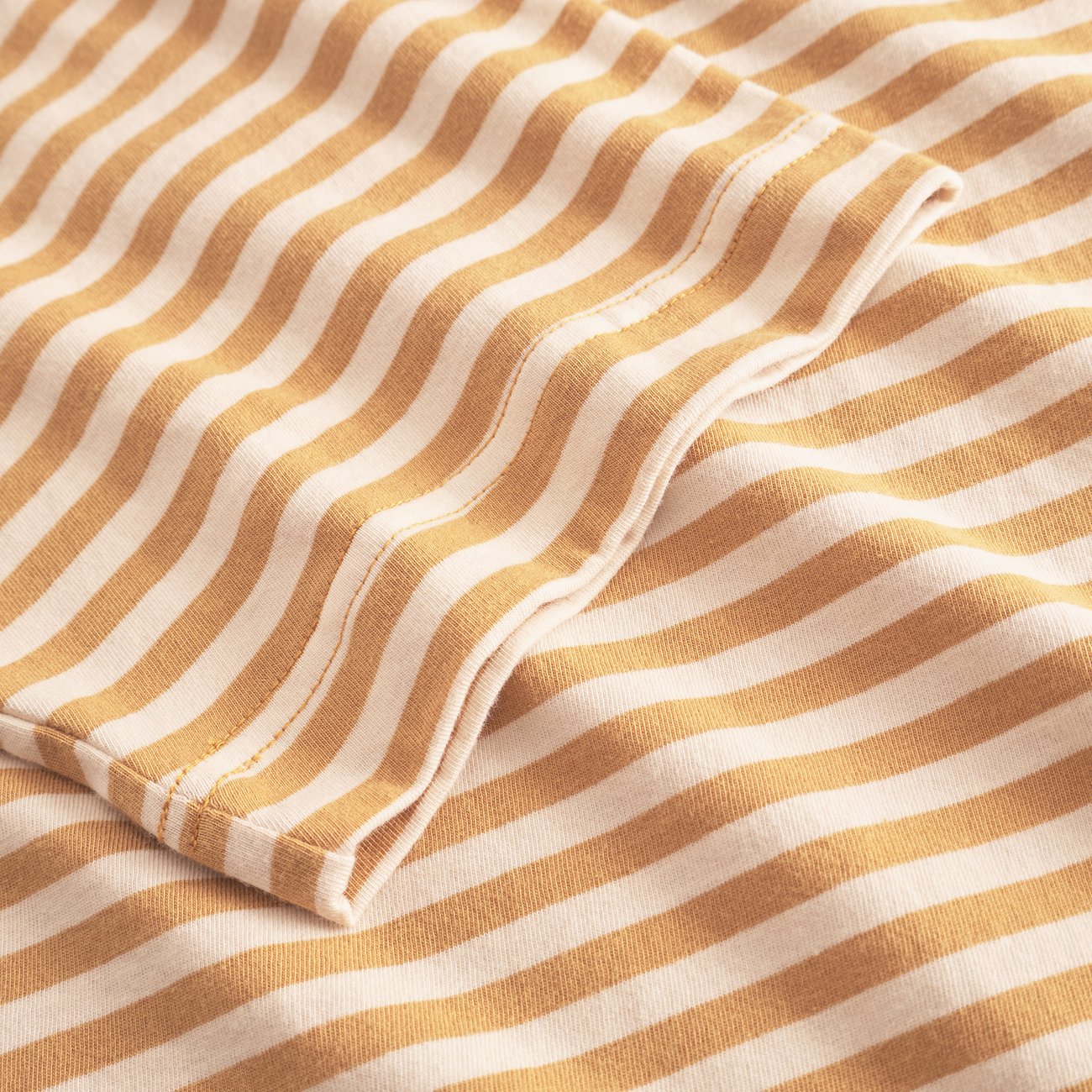 T-Shirt - Vadstena - Stripes Gold Yellow