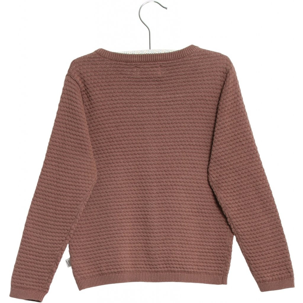 Knit Cardigan Manuela - Powder Plum