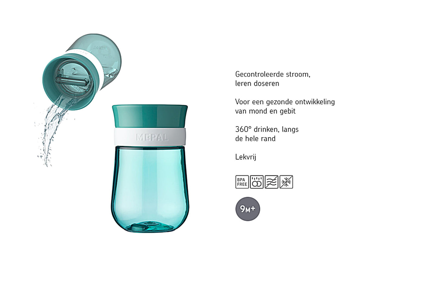 360° Oefenbeker Mio 300 ml - Deep Pink