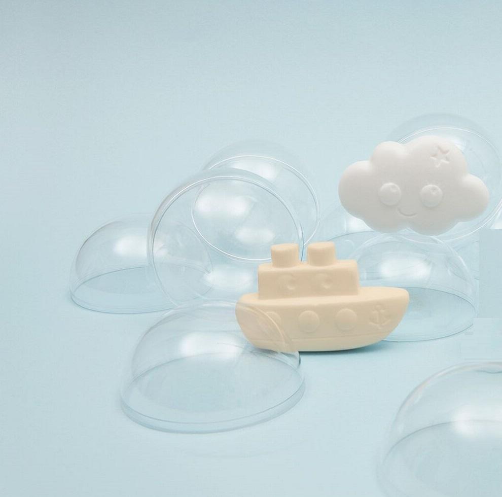 Organic kids boat-shaped soap - Peach