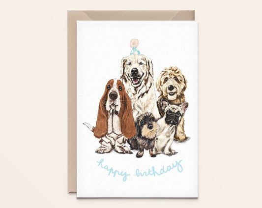 Dogs Happy Birthday - kat-1542