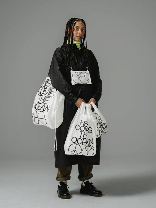 The New Shopping Bag - Ocean White Medium