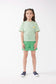 Camiseta unisex estampado rayas verdes - 42467