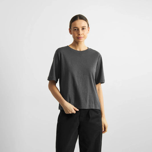 T-Shirt - Vadstena - Hemp Charcoal