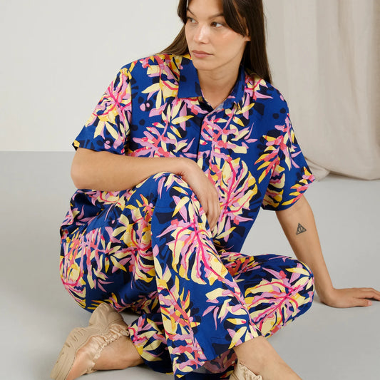 Pants - Ale Tropical Collage Multi Color