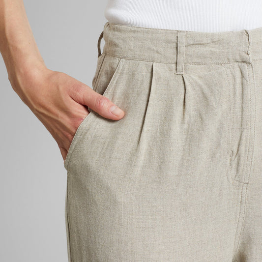 Women - Pants - Vickleby Linen Ecru