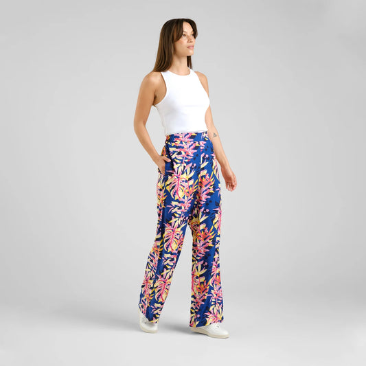 Pants - Ale Tropical Collage Multi Color