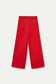Pantalón de niña recto botones rojo - 43409