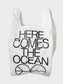 The New Shopping Bag - Ocean White Medium