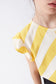 Top de niña estampado de rayas amarillas - 40404