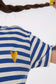 Camiseta unisex rayas azules - 42413