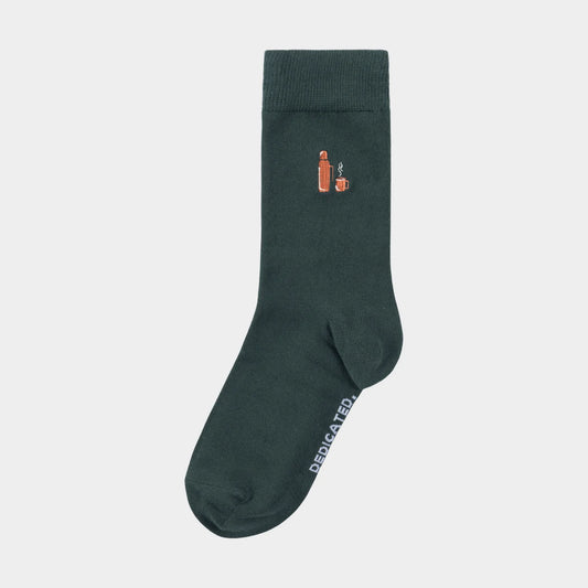 Socks Sigtuna Thermos - Dark Green