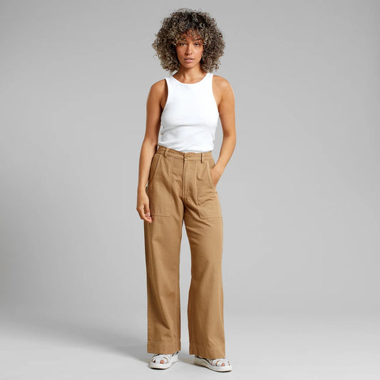 Workwear Pants Vara Canvas Kelp Beige