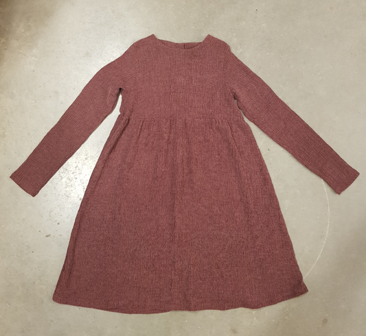 Edith Dress - Bordeaux