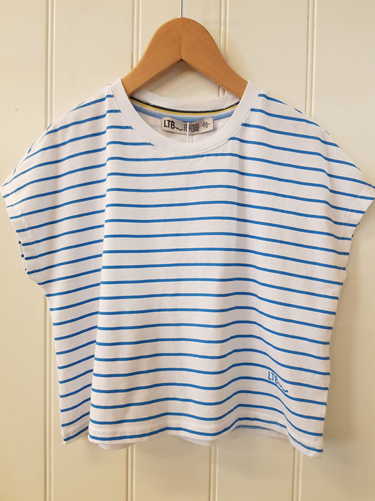 T-Shirt - Streep Blauw