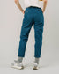 Regular Pleated Chino - Denim