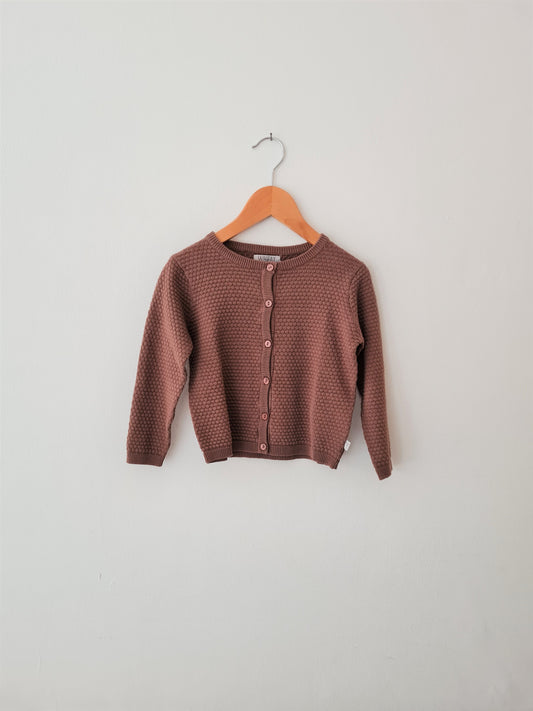 Knit Cardigan Manuela - Powder Plum