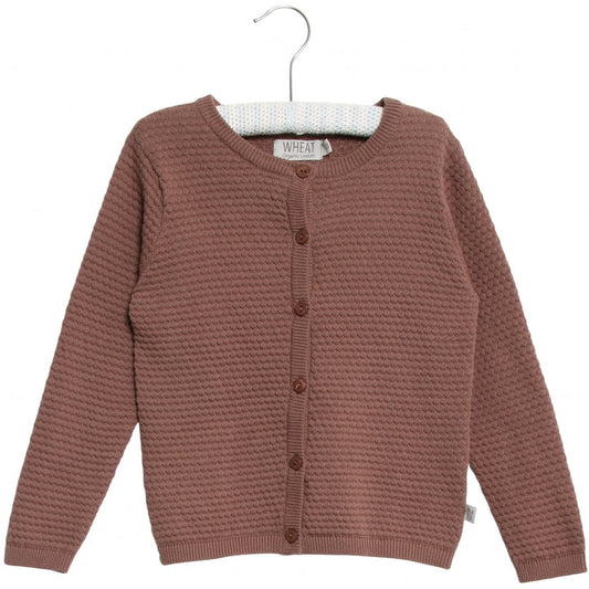 Knit Cardigan Manuela - Powder Plum