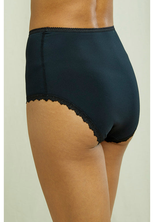 High Waist Briefs - Black