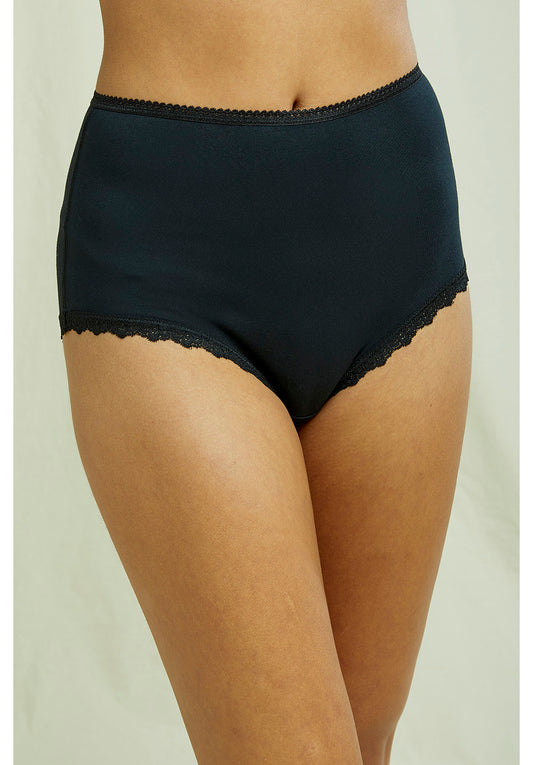 High Waist Briefs - Black