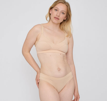 Organic Cotton Classic Bra - Oak